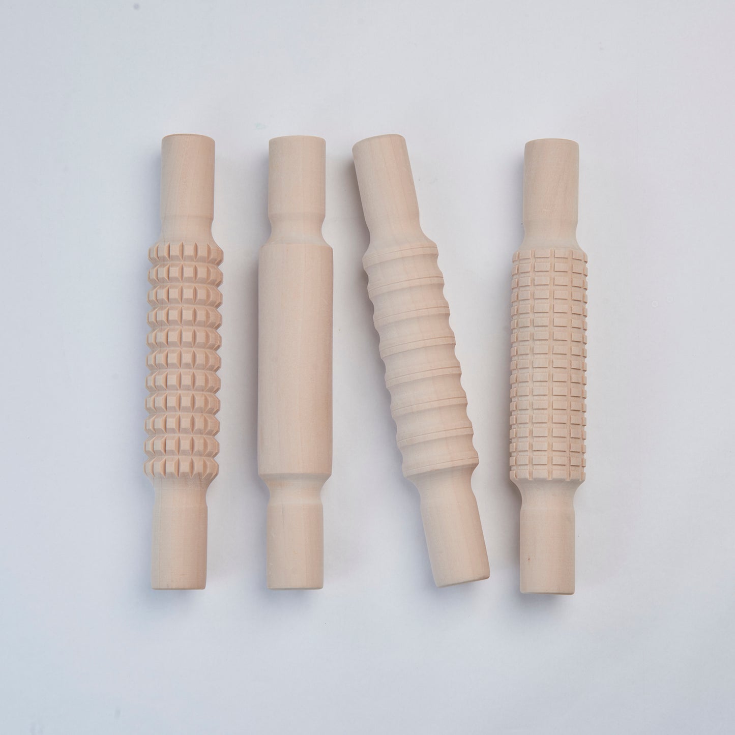 Textured Rolling Pins (Set of 4)